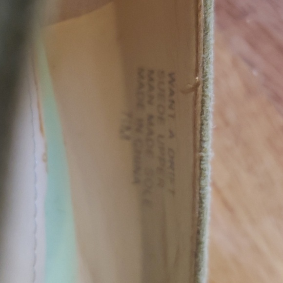 Aerosoles open toe shoes 7 1/5 suede - Picture 5 of 6